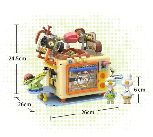 Bộ đồ chơi Bàn ăn sáng vịt BUYA 1293 mảnh ghép cho bé 6 tuổi