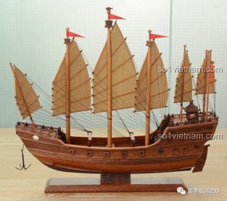 Hình ảnh thuyền báu của Trịnh Hòa, nguồn cảm hứng cho thiết kế của bộ lắp ghép Thuyền Rồng Tụ Phúc FC6007 Forange, thể hiện sự tái hiện chân thực.
