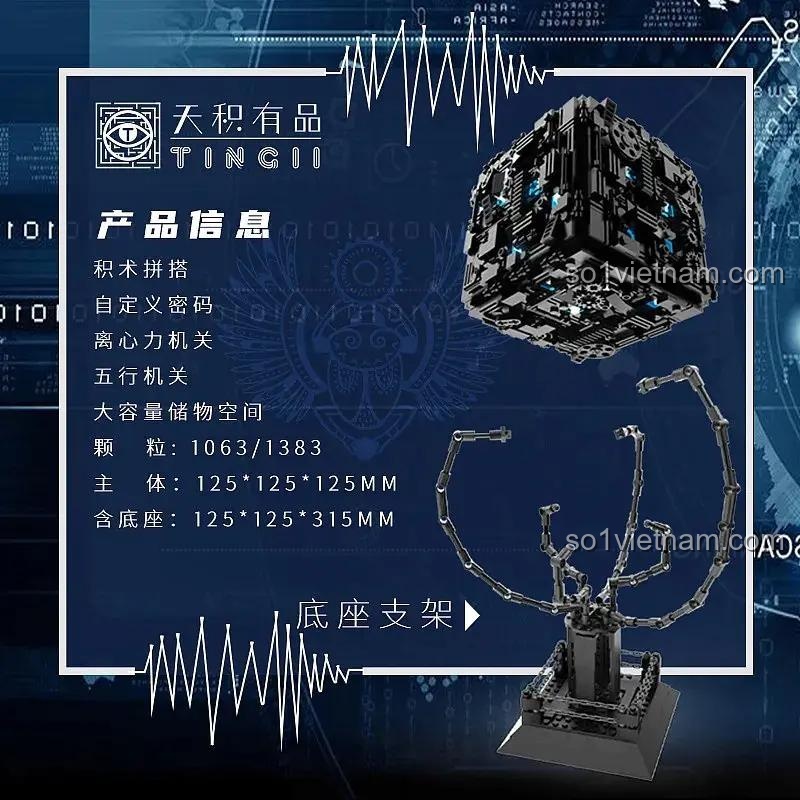 Thông tin sản phẩm Hộp Giải Mã Cơ Cấu Thế Hệ 7 Tingii W32, 1063 mảnh ghép, đồ chơi công nghệ, đồ chơi phát triển trí tuệ, đồ chơi sáng tạo, phù hợp cho bé trai 14 tuổi, giá tốt.