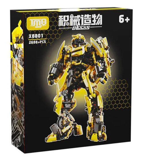 bộ lắp ghép Robot Biến Hình Bumblebee TMQ X8801, mô hình robot Bumblebee chất lượng cao, phù hợp bé trai 6 tuổi, giá tốt