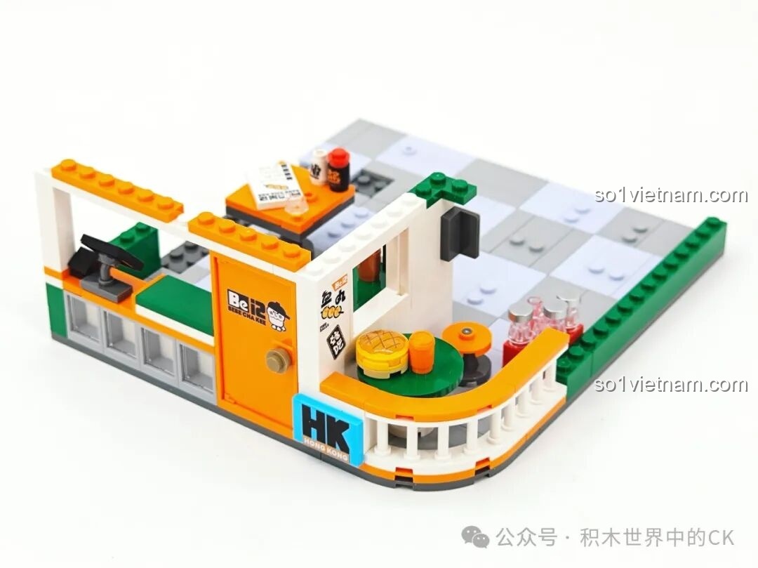 Nhân vật BEBE và MOCA trong bộ Quán trà sữa TOP TOY BEBE City Corner TC2052