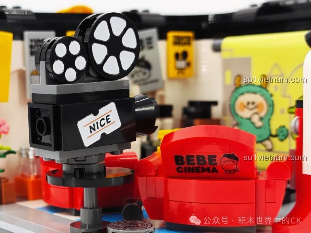 Các sticker trang trí cho bộ Quán trà sữa TOP TOY BEBE City Corner TC2052