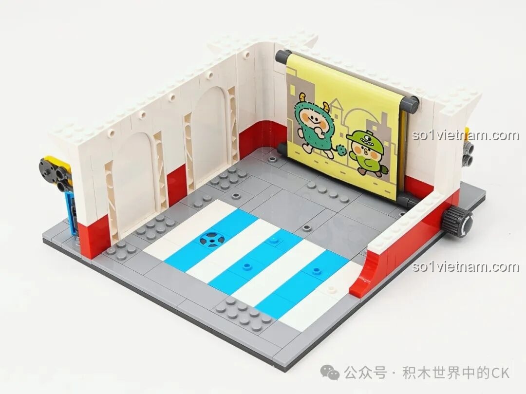 Lớp nền của mô hình Rạp chiếu phim TOP TOY BEBE City Corner TC2051