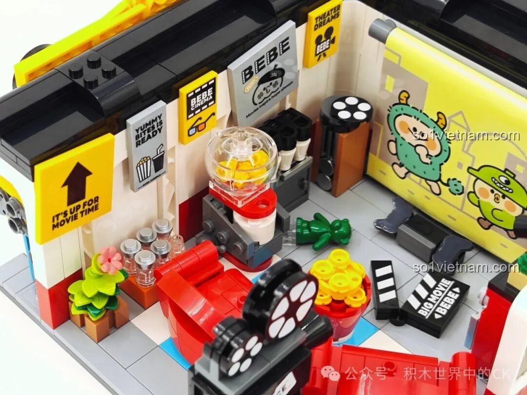 Chi tiết nội thất bên trong rạp chiếu phim TOP TOY BEBE City Corner TC2051