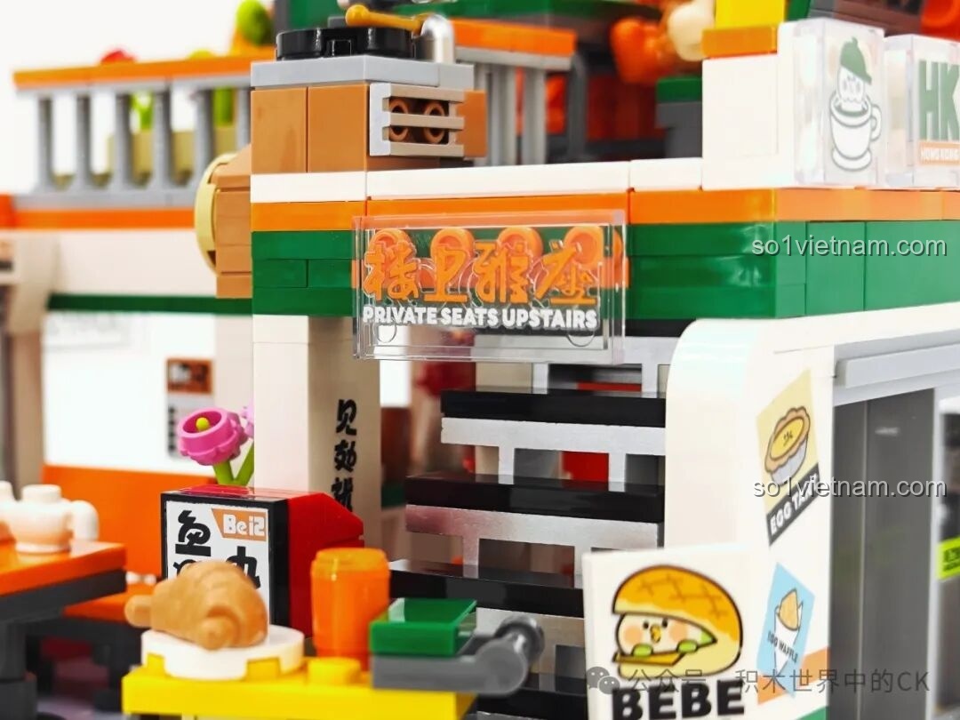 Nhân vật BEBE và MOCA trong bộ Xưởng thủ công TOP TOY BEBE City Corner TC2050