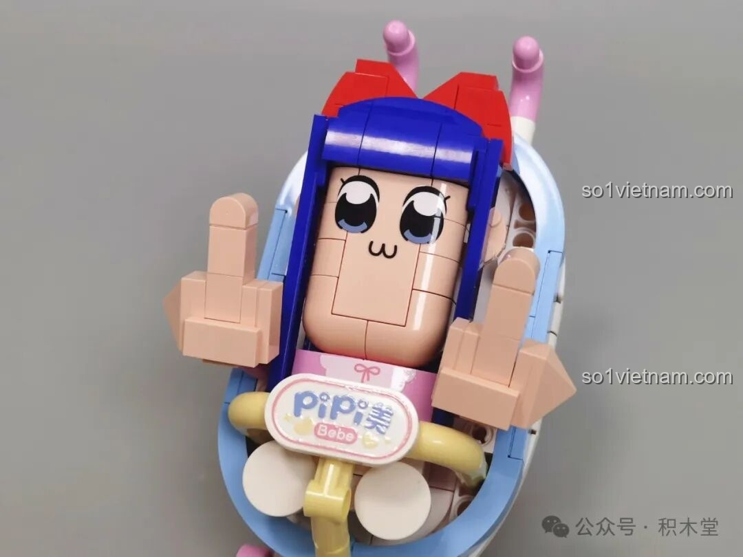 Các túi mảnh ghép và sticker của mẫu món ăn Nhật Bản TOP TOY.