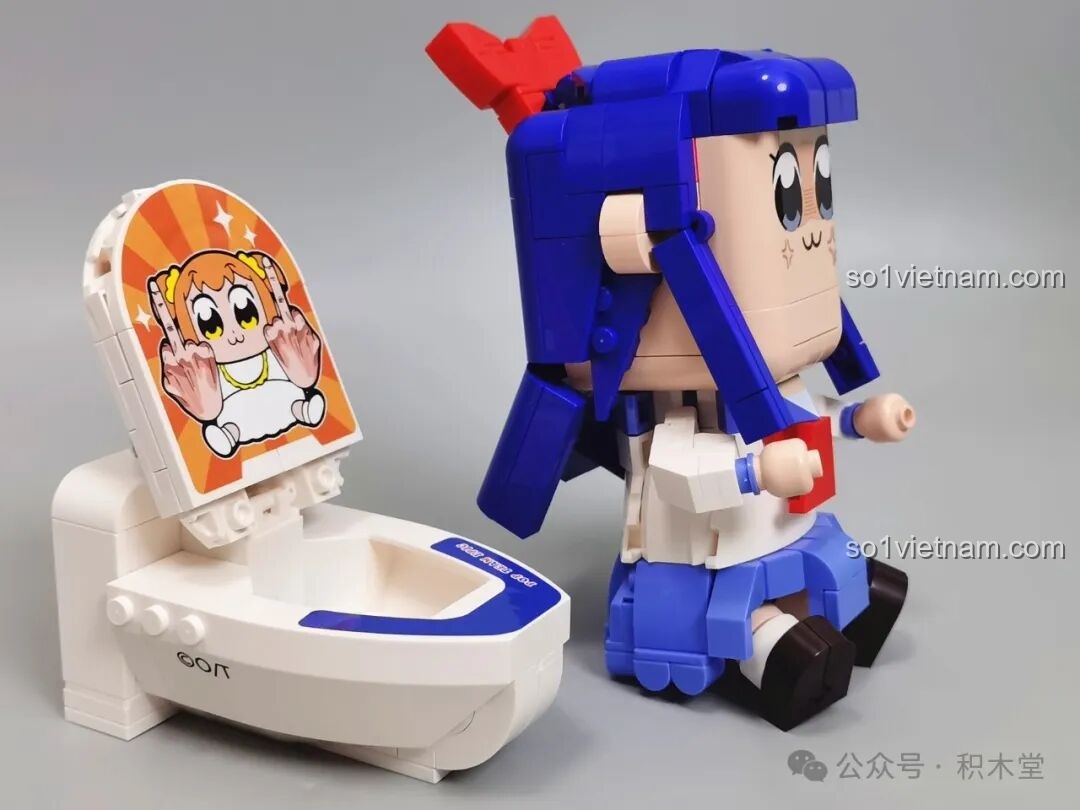 Mô hình món ăn Nhật Bản TOP TOY được trưng bày.