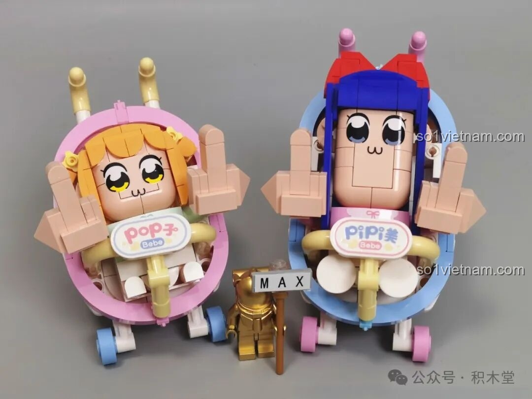 Hướng dẫn lắp ráp mẫu món ăn Nhật Bản TOP TOY, có hình ảnh nam châm.