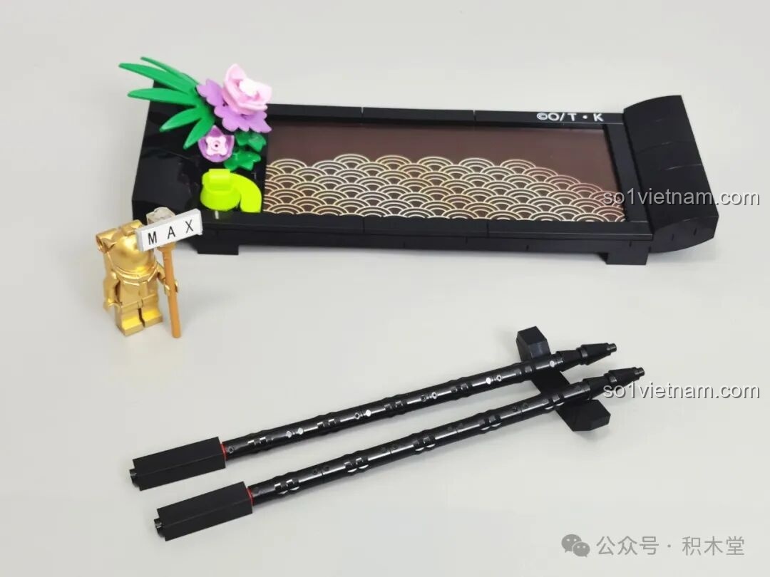 Cận cảnh khay đựng sushi lắp ráp TOP TOY.