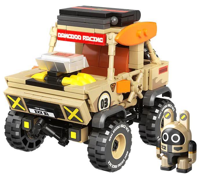 Bộ đồ chơi Xe Bangboo Wasteland Knight, mô hình xe địa hình Zenless Zone Zero cho con trai 8 tuổi, giá tốt