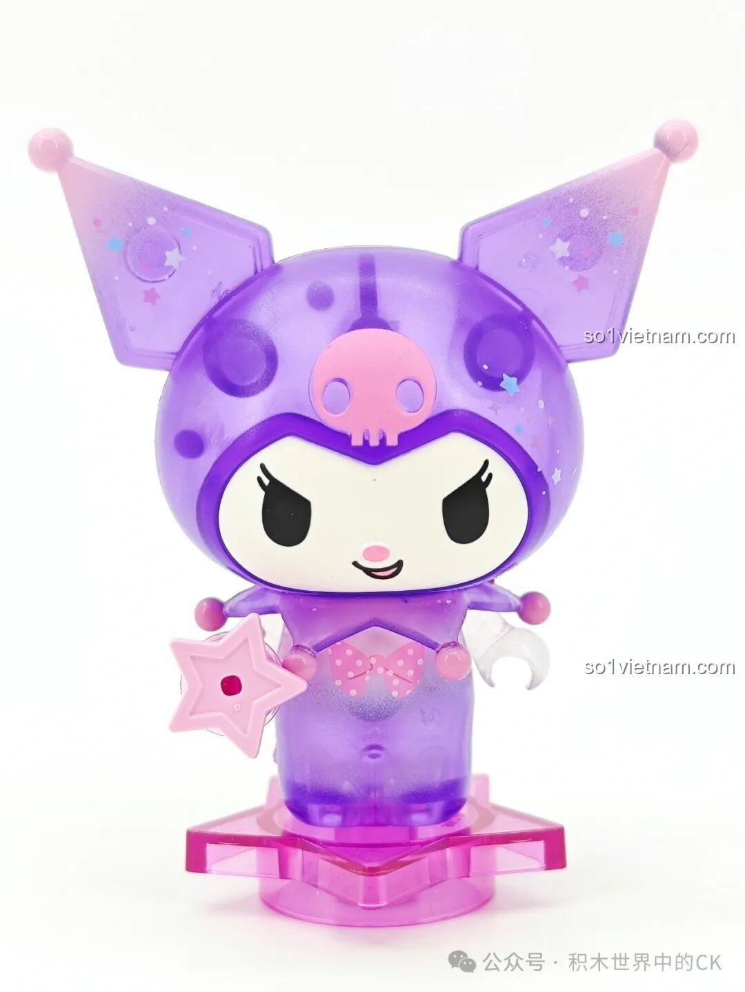 Bước 2 trong hướng dẫn lắp ráp bộ Kuromi Yêu Tinh Tế Lắp Ghép