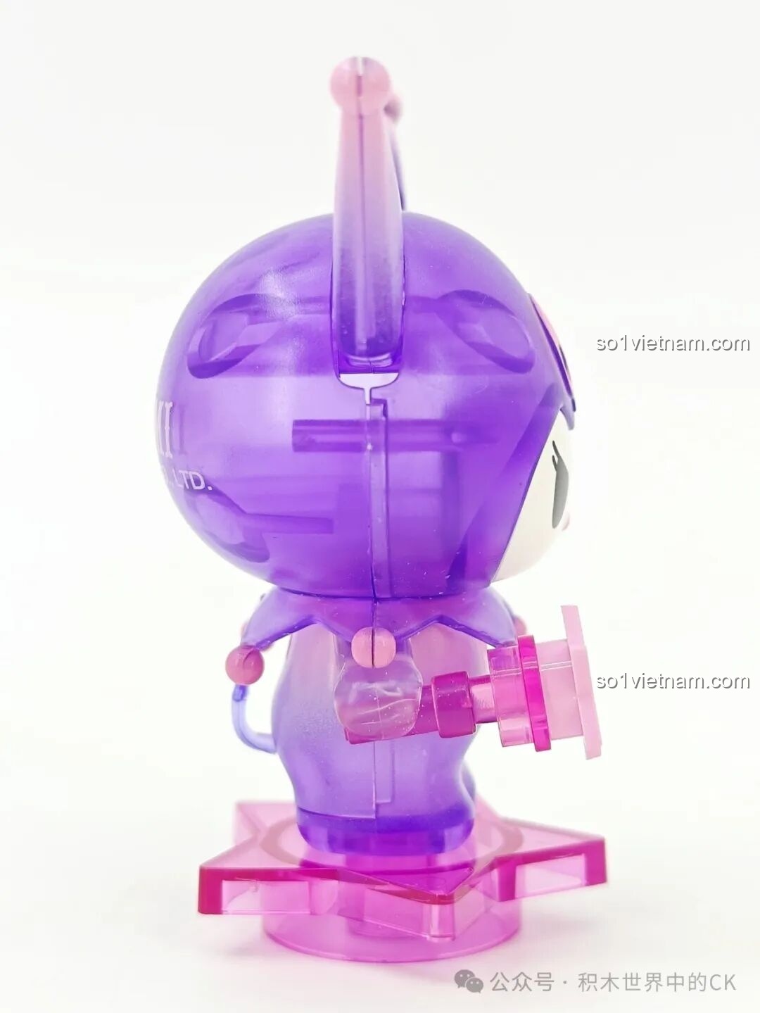 Bước 5 trong hướng dẫn lắp ráp bộ Kuromi Yêu Tinh Tế Lắp Ghép