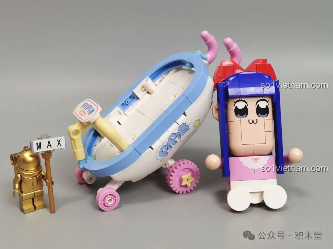 Cận cảnh xe đẩy em bé Pipi美 TOP TOY.