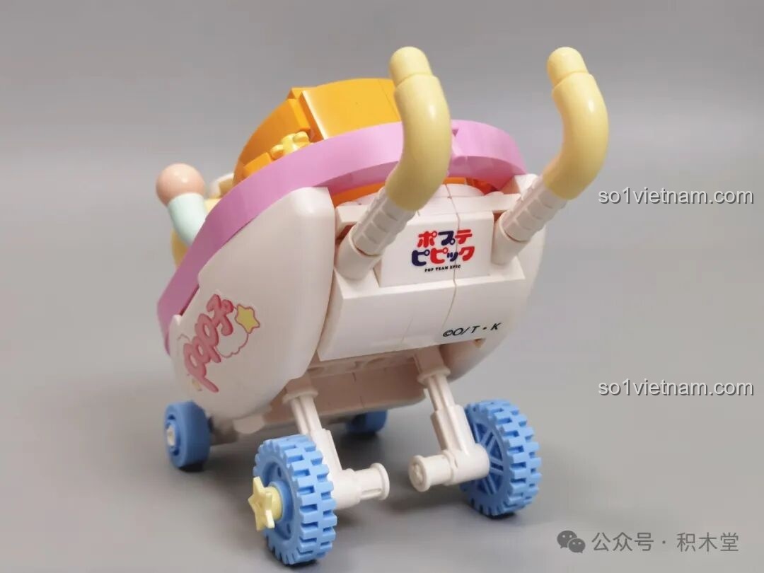 Mô hình xe đẩy em bé Pop子 TOP TOY cùng nhân vật MAX.