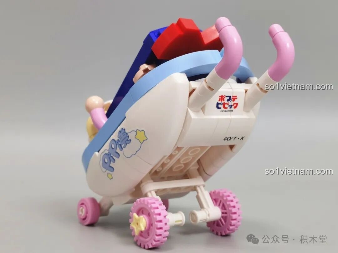 So sánh chiều rộng xe đẩy em bé Pop子