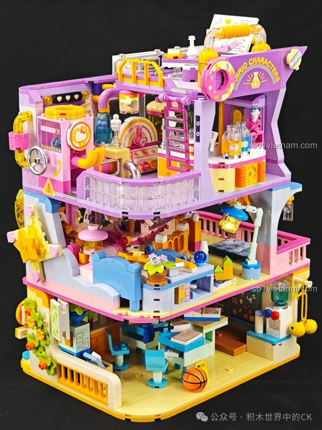 Cận cảnh mô hình TOP TOY Học Viện Sanrio Characters