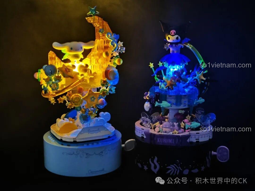 Chi tiết mô hình bộ lắp ráp TOP TOY Sanrio Secret Garden Cinnamoroll