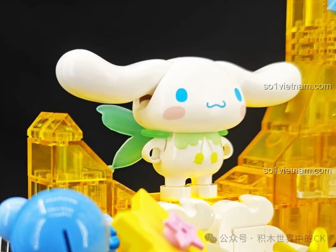 Chi tiết mô hình bộ lắp ráp TOP TOY Sanrio Secret Garden Kuromi