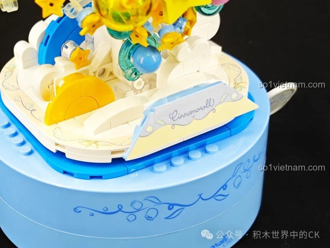 Mô hình hoàn thiện bộ lắp ráp TOP TOY Sanrio Secret Garden Cinnamoroll - Cận cảnh