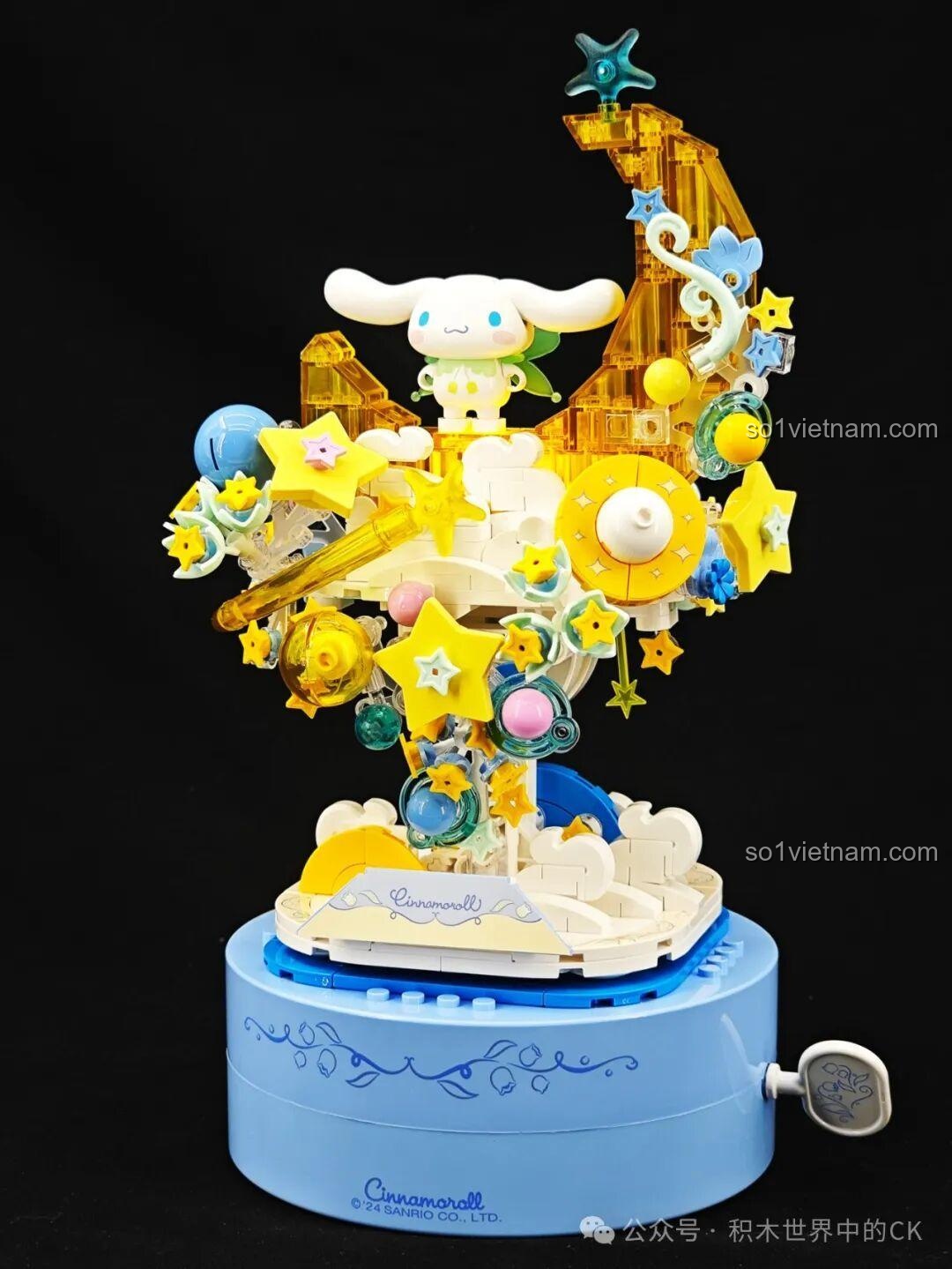 Mở hộp bộ lắp ráp TOP TOY Sanrio Secret Garden Cinnamoroll