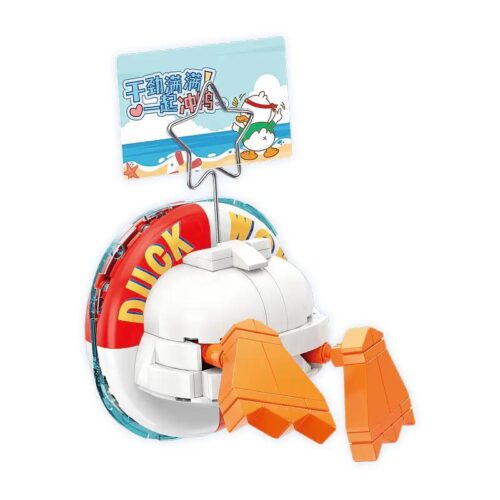 Bộ lắp ghép TOP TOY TC1314 Kẹp Ghi Chú Vịt Năng Nổ, mô hình vịt siêu cute cho bé gái 8 tuổi trang trí bàn học.