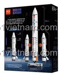 Bảng thông tin chi tiết của bộ xếp hình TOP TOY TC1404, bao gồm thương hiệu, kích thước, số mảnh và độ tuổi phù hợp.