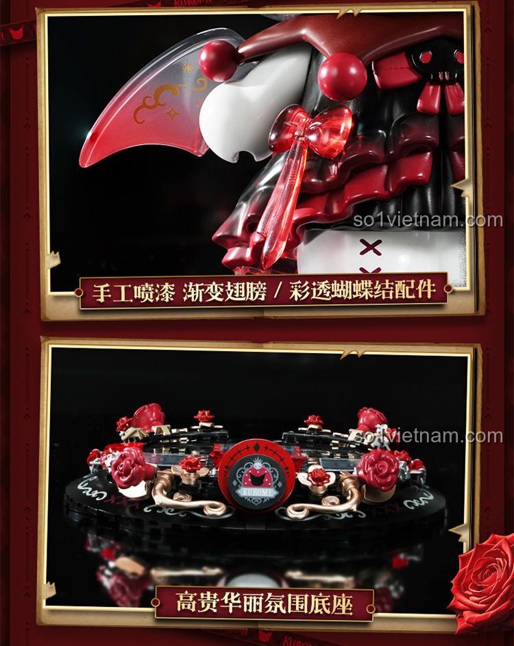 Figure Kuromi TOP TOY TC1833 mặt nạ nam châm tháo rời, chi tiết in ấn tinh xảo, đồ chơi cho con gái 15 tuổi
