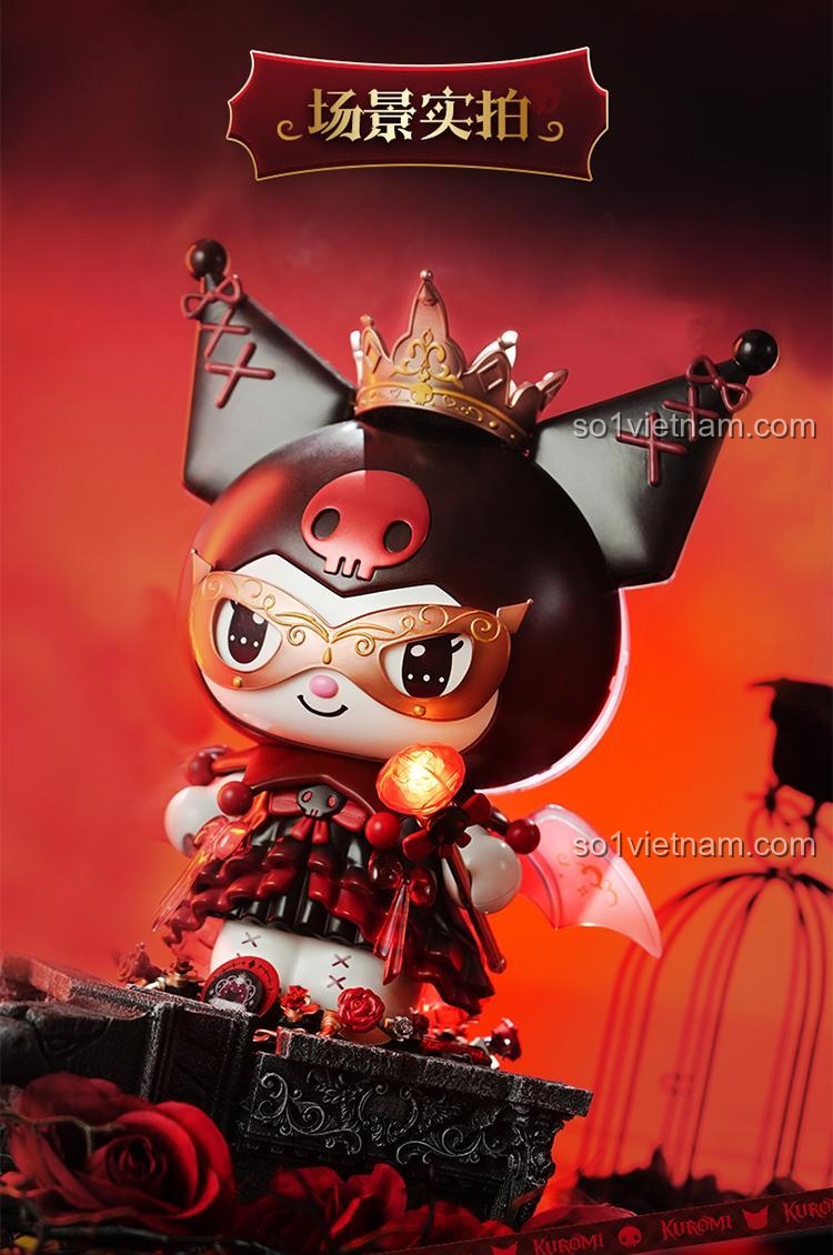 bộ đồ chơi Kuromi Lâu Đài Đêm TOP TOY TC1833 thông số kỹ thuật, kích thước mô hình và hộp, đồ chơi cho con gái 15 tuổi