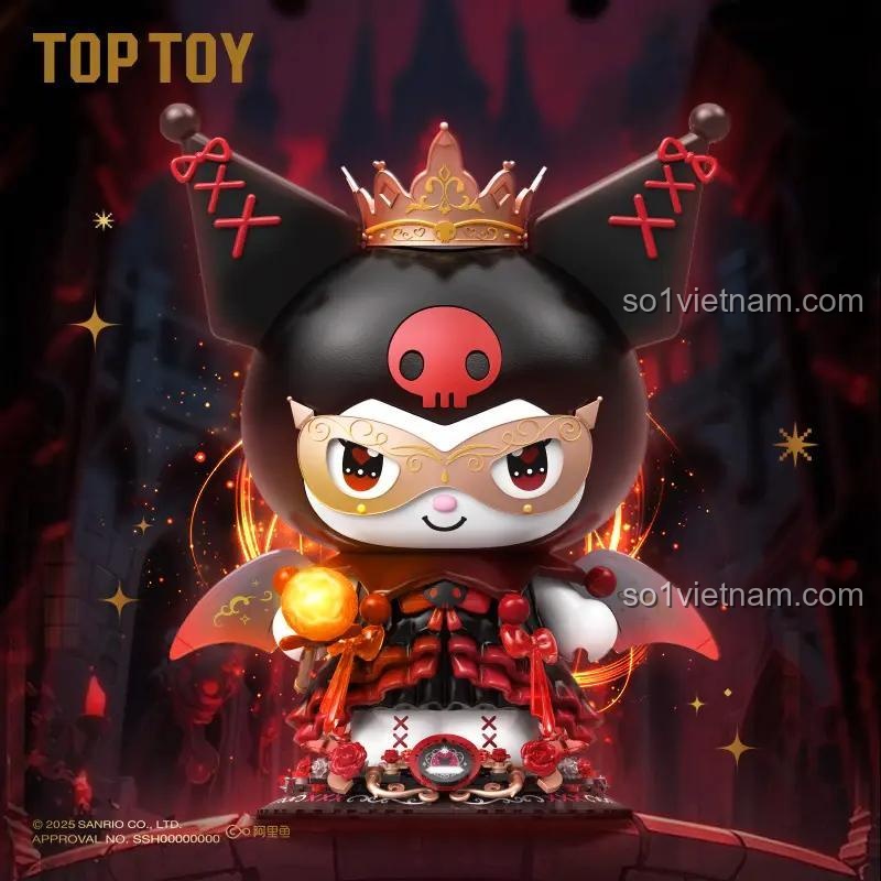 Figure Kuromi TOP TOY TC1833, mô hình Kuromi Lâu Đài Đêm có đèn LED, đồ chơi cho con gái 15 tuổi