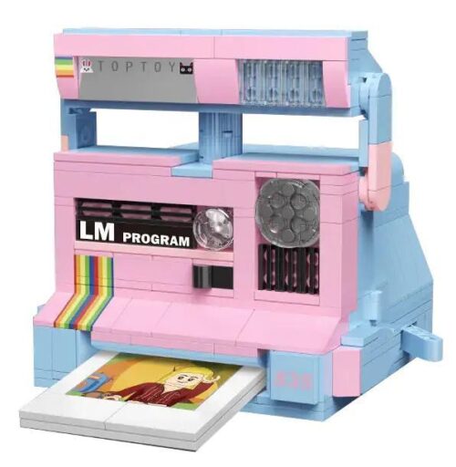 Máy ảnh Retro TOP TOY TC1901 - Bộ đồ chơi Máy ảnh Retro 400 chi tiết cho bé gái 6 tuổi