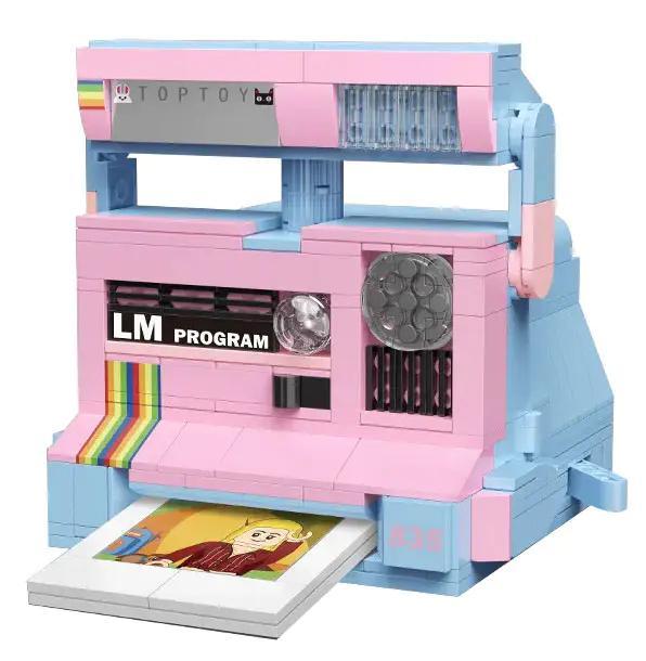 Máy ảnh Retro TOP TOY TC1901 - Bộ đồ chơi Máy ảnh Retro 400 chi tiết cho bé gái 6 tuổi