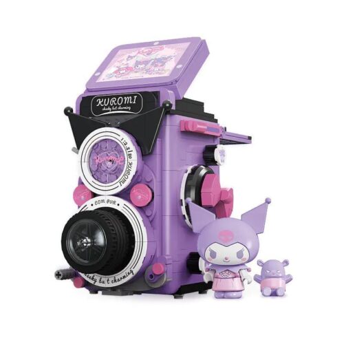 bộ lắp ghép Máy ảnh Kuromi TOP TOY TC1910, mô hình máy ảnh retro Kuromi dễ thương, đồ chơi cho bé gái 8 tuổi, giá tốt