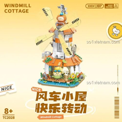 Hộp sản phẩm TOP TOY TC2028 Cối Xay Gió Nhỏ
