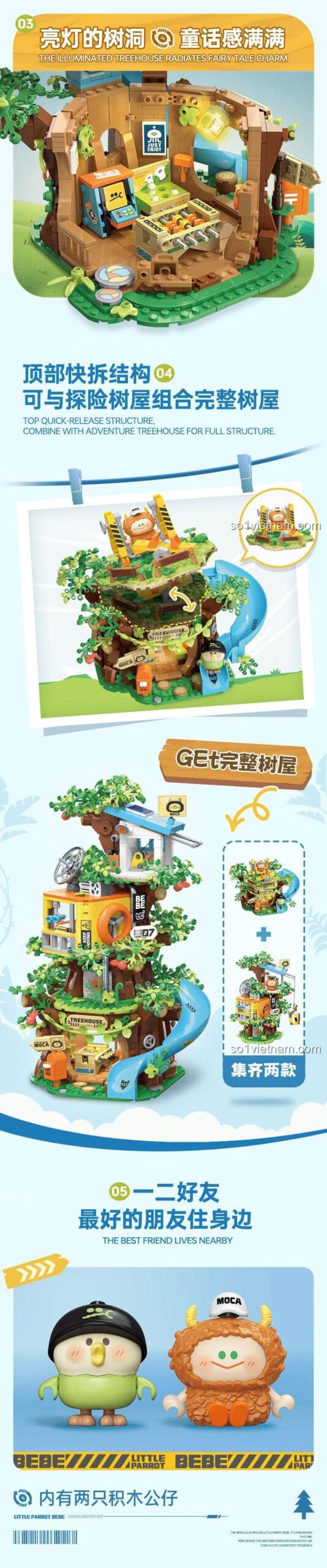 Kích thước mô hình Cối Xay Gió Nhỏ TOP TOY TC2028