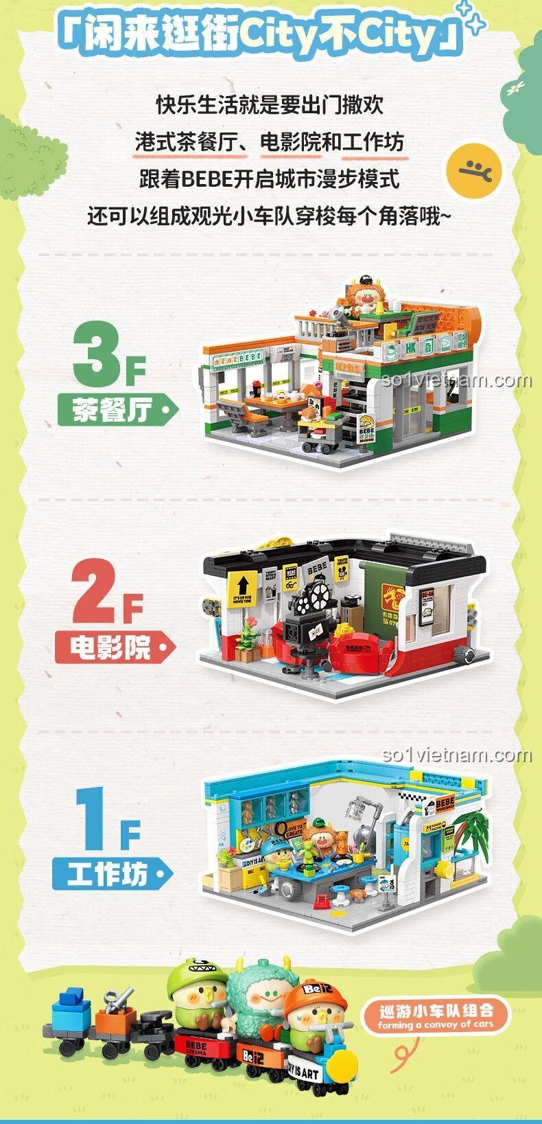 Biển hiệu chi tiết của Trà Quán BEBE TC2052