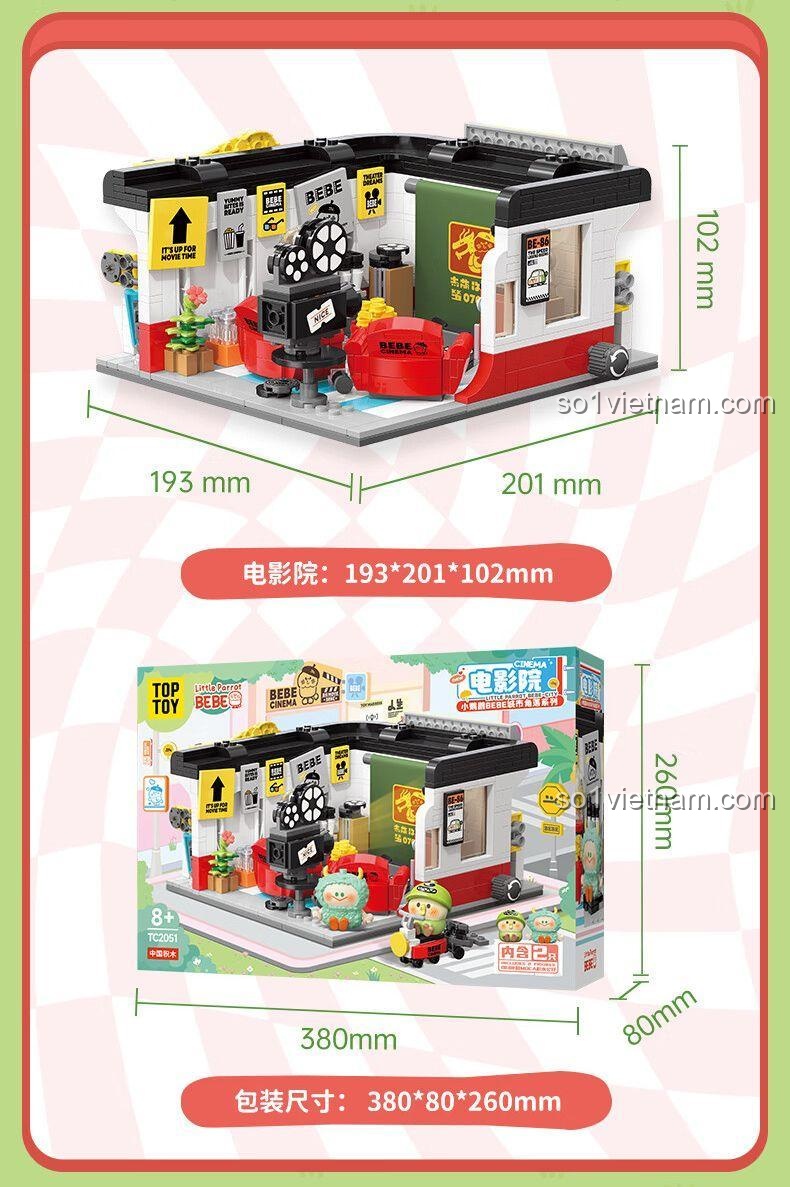 Tổng thể các tầng của Trà Quán BEBE TC2052