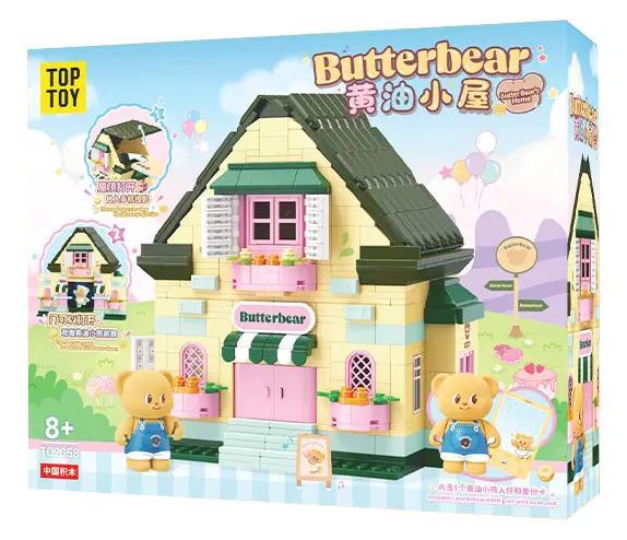 Hộp đồ chơi lắp ghép Ngôi nhà Bơ Gấu TOP TOY TC2058 cho bé gái 8 tuổi, có đèn LED, âm thanh, chiếu video nhảy múa, giá tốt