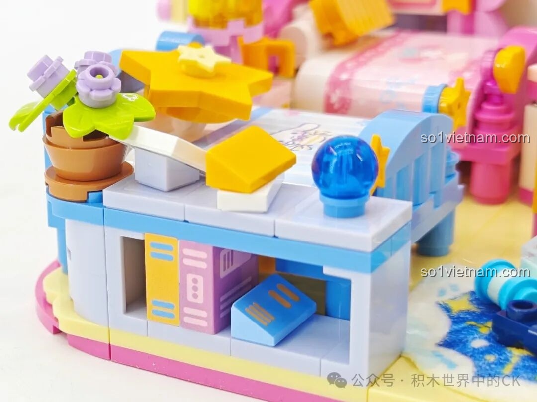 Chi tiết máy pha chế trong mô hình TOP TOY TC2069