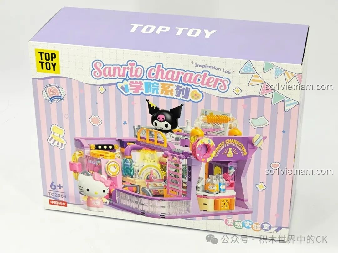 Chi tiết máy làm kẹo bông trong mô hình TOP TOY TC2069