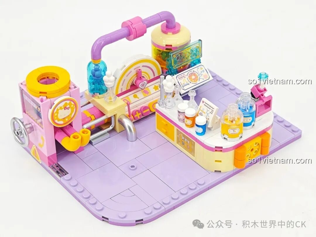 Chi tiết máy làm nước ngọt trong mô hình TOP TOY TC2069