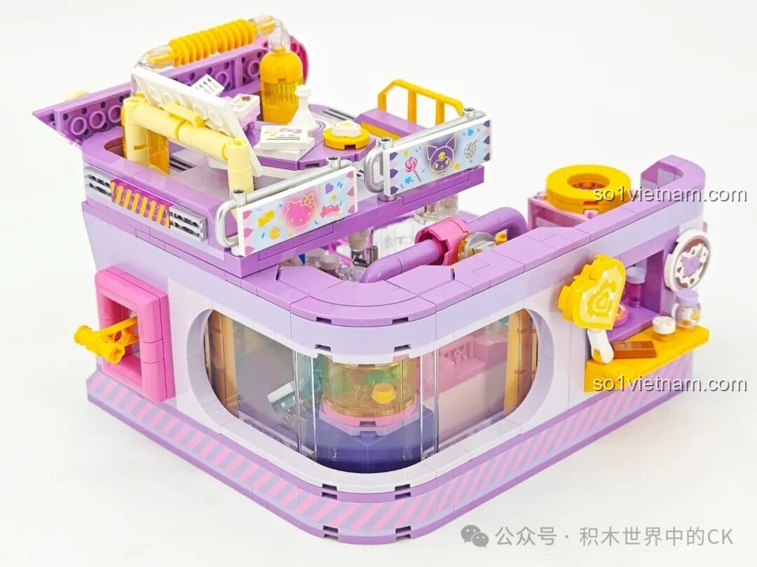 Chi tiết máy làm bánh waffle trong mô hình TOP TOY TC2069