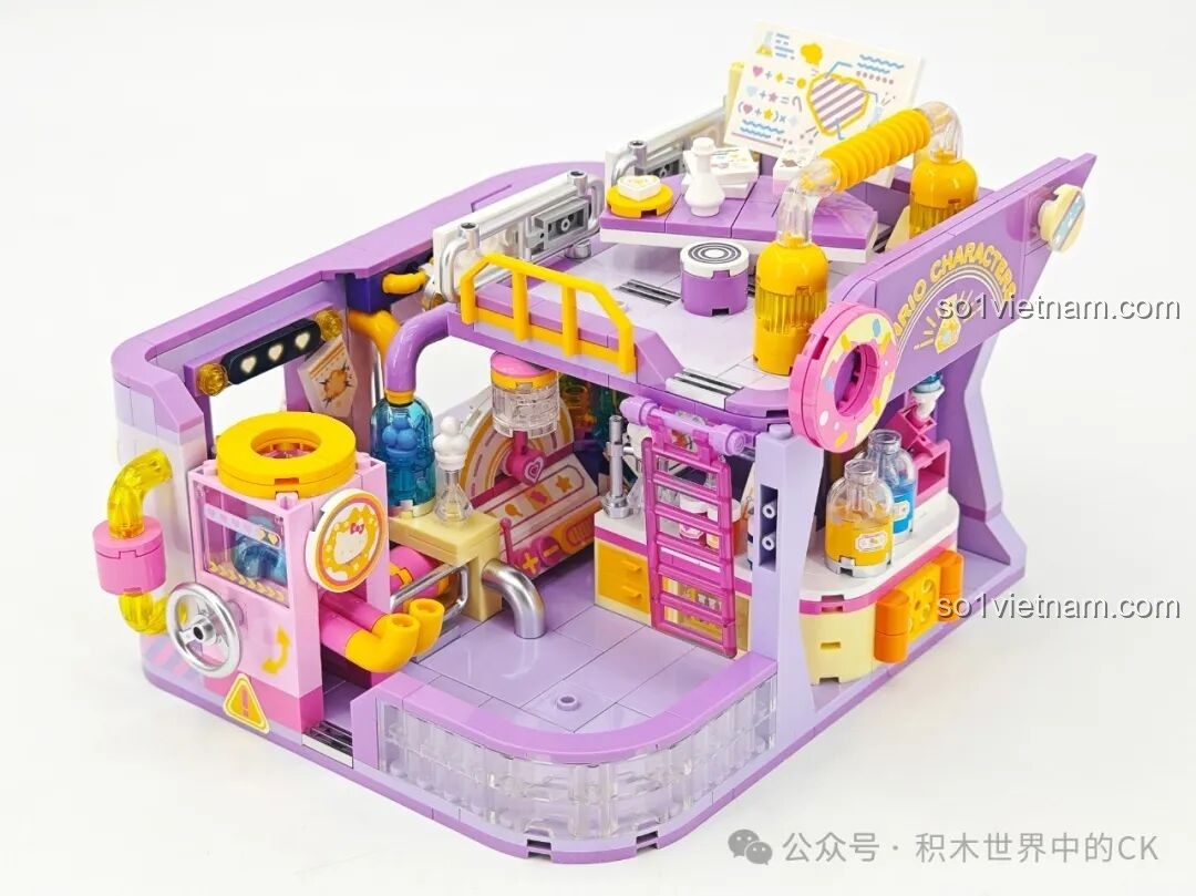 Chi tiết máy làm bánh crepe trong mô hình TOP TOY TC2069