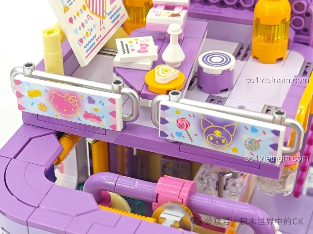 Chi tiết máy làm bánh mì ngọt trong mô hình TOP TOY TC2069