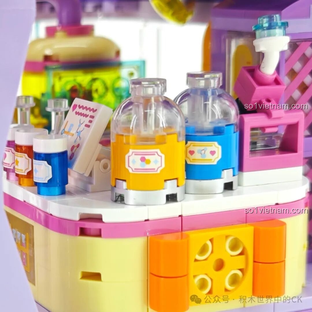 Chi tiết máy làm bánh quy socola trong mô hình TOP TOY TC2069