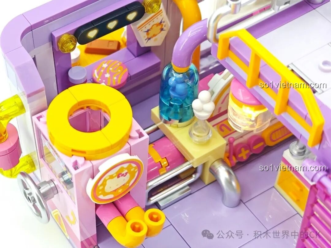 Chi tiết máy làm bánh quy sô cô la chip trong mô hình TOP TOY TC2069