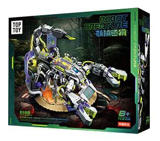 Bộ lắp ghép Mô hình Bọ Cạp Cơ Khí Hạng Nặng TOP TOY TC2105 giá rẻ cho con trai 8 tuổi, hộp sản phẩm chất lượng cao