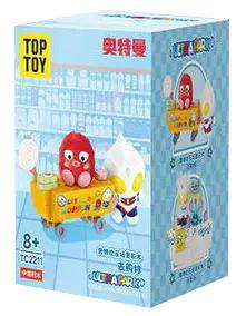 Hộp sản phẩm TOP TOY TC2211 Ultraman Cảnh vui chơi mua sắm, bộ đồ chơi lắp ghép cho bé 8 tuổi