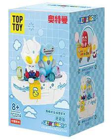 Hộp sản phẩm TOP TOY TC2214 Ultraman Cảnh vui chơi, bộ lắp ghép cho bé 8 tuổi