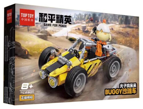 Hộp sản phẩm bộ lắp ráp Xe Buggy Bãi Biển TOP TOY TC2301 chính hãng, giá rẻ, dành cho bé trai 8 tuổi yêu thích game Game for Peace.