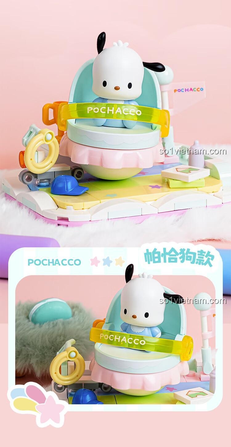 Mô hình mini Pochacco TOP TOY TC2306, kích thước nhỏ gọn, dễ thương, chất lượng cao, giá tốt